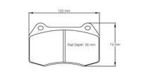 Thumbnail for Pagid Racing Brake Pads No. 1427 - Discovery Parts