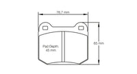 Thumbnail for Pagid Racing Brake Pads No. 1587 - Discovery Parts