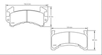 Thumbnail for Pagid Racing Brake Pads No. 1595 - Discovery Parts