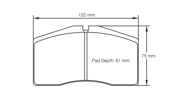 Pagid Racing Brake Pads No. 1842 - Discovery Parts