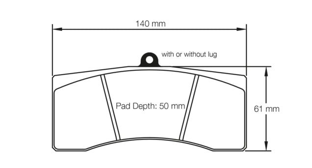 Pagid Racing Brake Pads No. 1896 - Discovery Parts