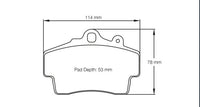 Thumbnail for Pagid Racing Brake Pads No. 2407 - Discovery Parts