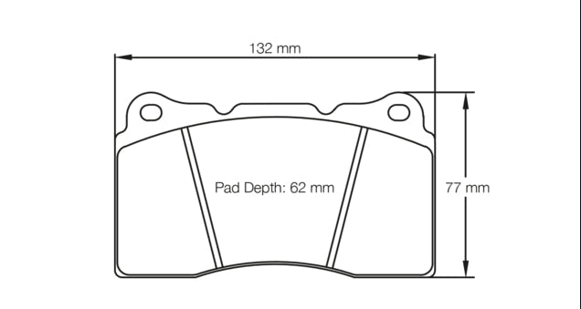 Pagid Racing Brake Pads No. 2487 - Discovery Parts