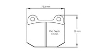 Thumbnail for Pagid Racing Brake Pads No. 2593 - Discovery Parts