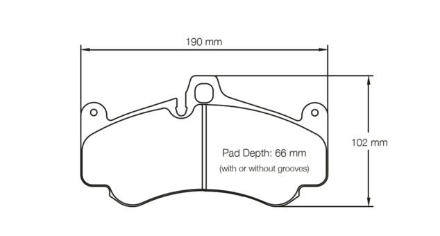 Pagid Racing Brake Pads No. 2707 - Discovery Parts
