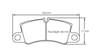 Thumbnail for Pagid Racing Brake Pads No. 4581 - Discovery Parts