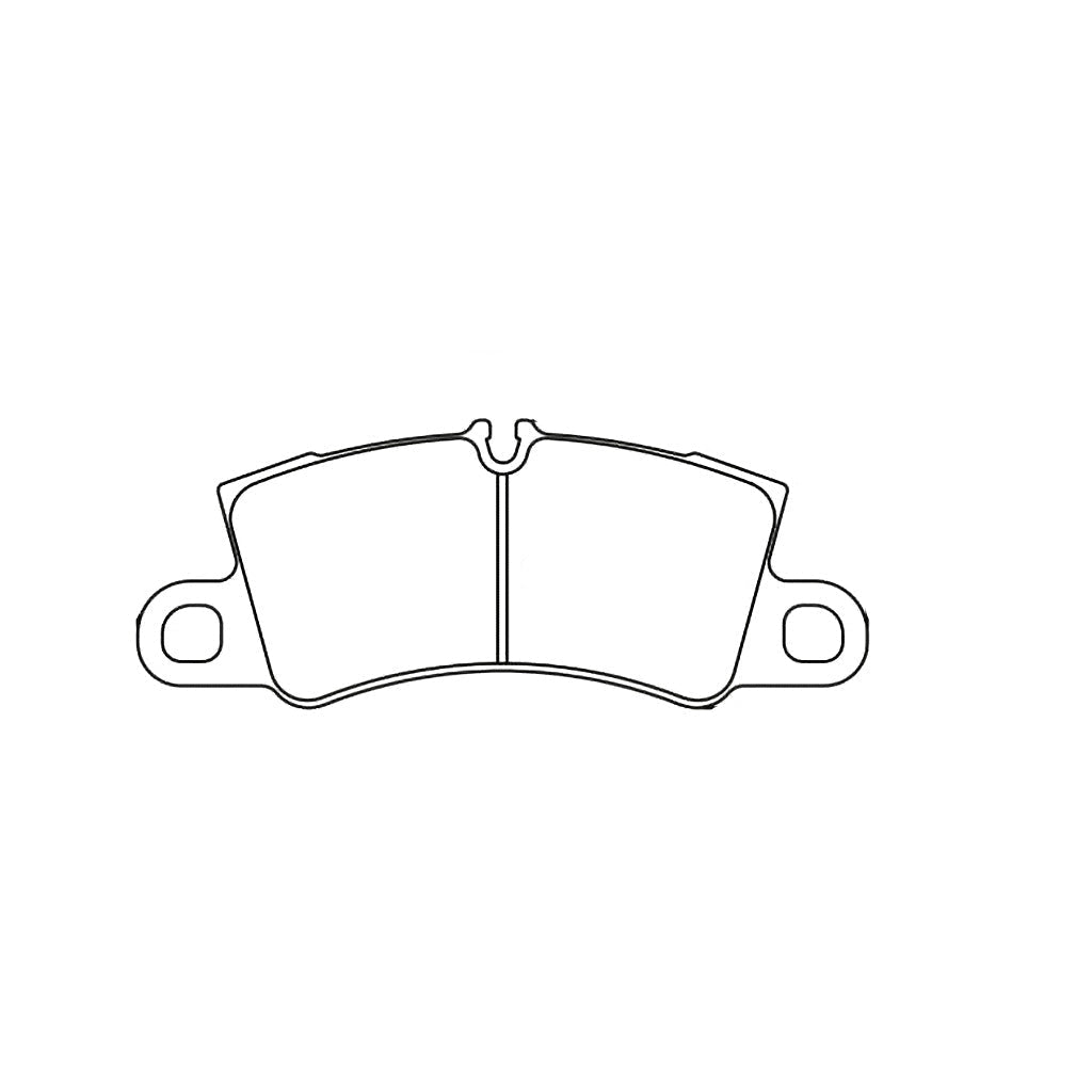 Technical drawing of a Pagid 4581 brake pad with dimensions labeled