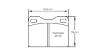 Thumbnail for Pagid Racing Brake Pads No. 4623 - Discovery Parts