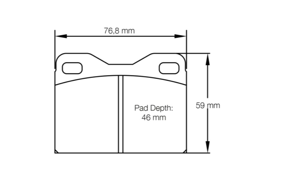 Pagid Racing Brake Pads No. 4623 - Discovery Parts
