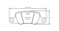 Thumbnail for Pagid Racing Brake Pads No. 4909 - Discovery Parts