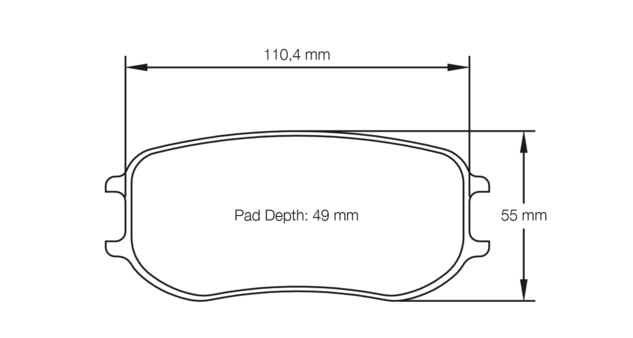 Pagid Racing Brake Pads No. 4929 - Discovery Parts
