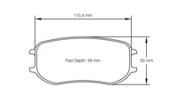 Thumbnail for Pagid Racing Brake Pads No. 4929 - Discovery Parts