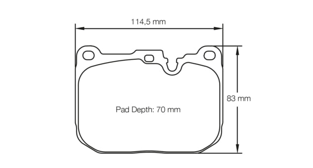 Pagid Racing Brake Pads No. 4931 - Discovery Parts