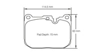 Thumbnail for Pagid Racing Brake Pads No. 4931 - Discovery Parts