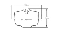 Thumbnail for Pagid Racing Brake Pads No. 4932 - Discovery Parts