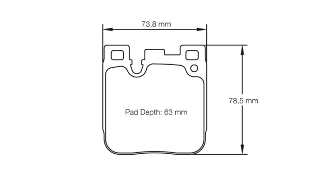 Pagid Racing Brake Pads No. 4933 - Discovery Parts