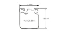 Thumbnail for Pagid Racing Brake Pads No. 4933 - Discovery Parts