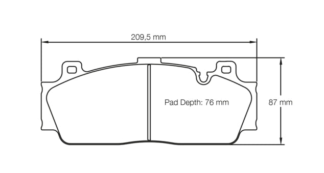 Pagid Racing Brake Pads No. 4934 - Discovery Parts