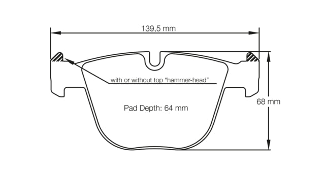 Pagid Racing Brake Pads No. 8021 - Discovery Parts