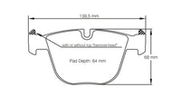 Thumbnail for Pagid Racing Brake Pads No. 8021 - Discovery Parts