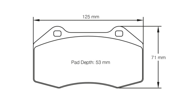 Pagid Racing Brake Pads No. 8023 - Discovery Parts