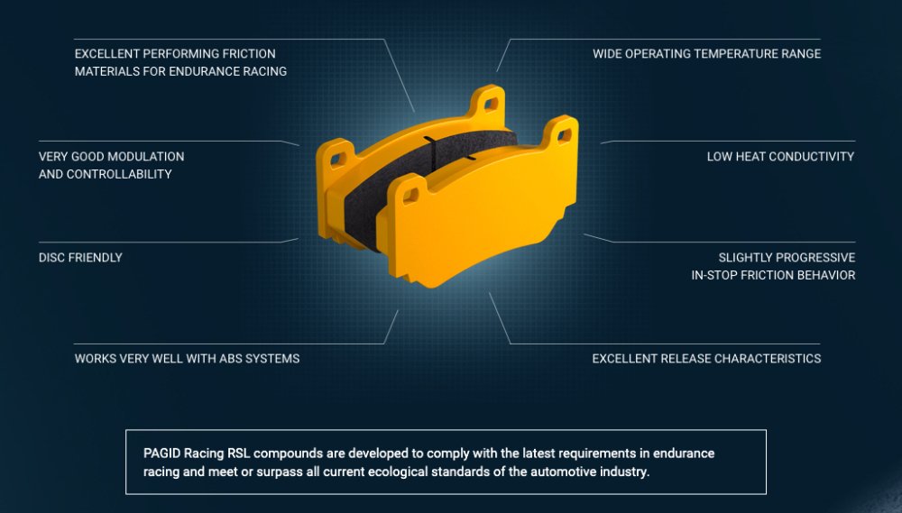Pagid Racing Brake Pads No. 8031 - Discovery Parts