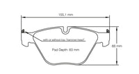 Thumbnail for Pagid Racing Brake Pads No. 8053 - Discovery Parts