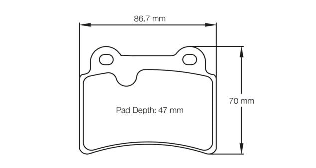 Pagid Racing Brake Pads No. 8069 - Discovery Parts