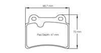 Thumbnail for Pagid Racing Brake Pads No. 8069 - Discovery Parts