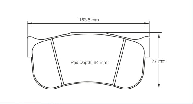 Pagid Racing Brake Pads No. 8101 - Discovery Parts