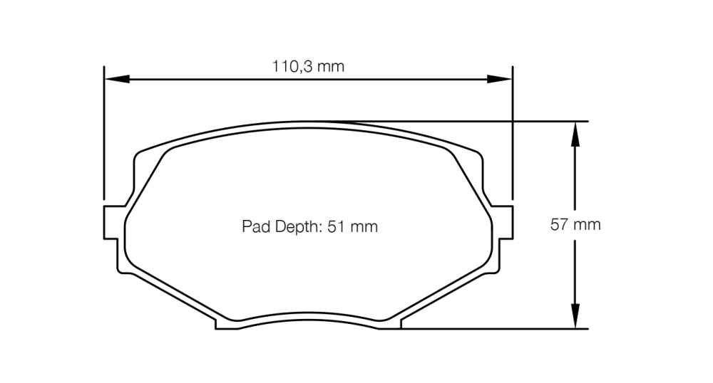 Pagid Racing Brake Pads No. 8127 - Discovery Parts