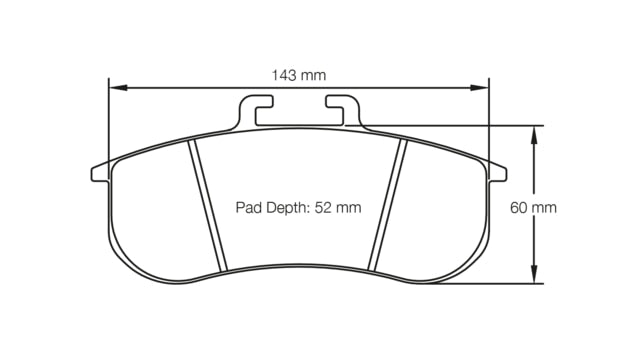 Pagid Racing Brake Pads No. 8197 - Discovery Parts