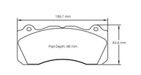 Thumbnail for Pagid Racing Brake Pads No. 8203 - Discovery Parts