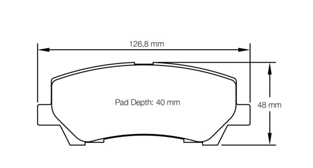 Pagid Racing Brake Pads No. 8204 - Discovery Parts