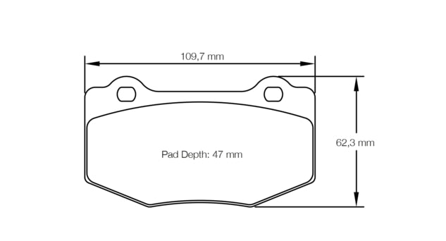 Pagid Racing Brake Pads No. 8208 - Discovery Parts