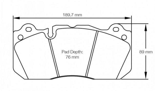 Pagid Racing Brake Pads No. 8239 - Discovery Parts