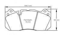 Thumbnail for Pagid Racing Brake Pads No. 8239 - Discovery Parts