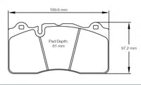 Thumbnail for Pagid Racing Brake Pads No. 8253 - Discovery Parts
