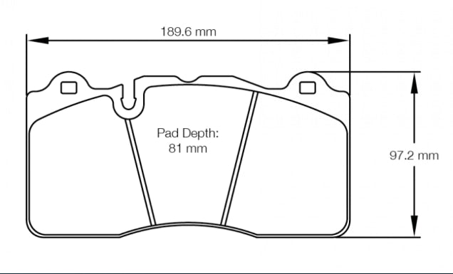Pagid Racing Brake Pads No. 8253 - Discovery Parts