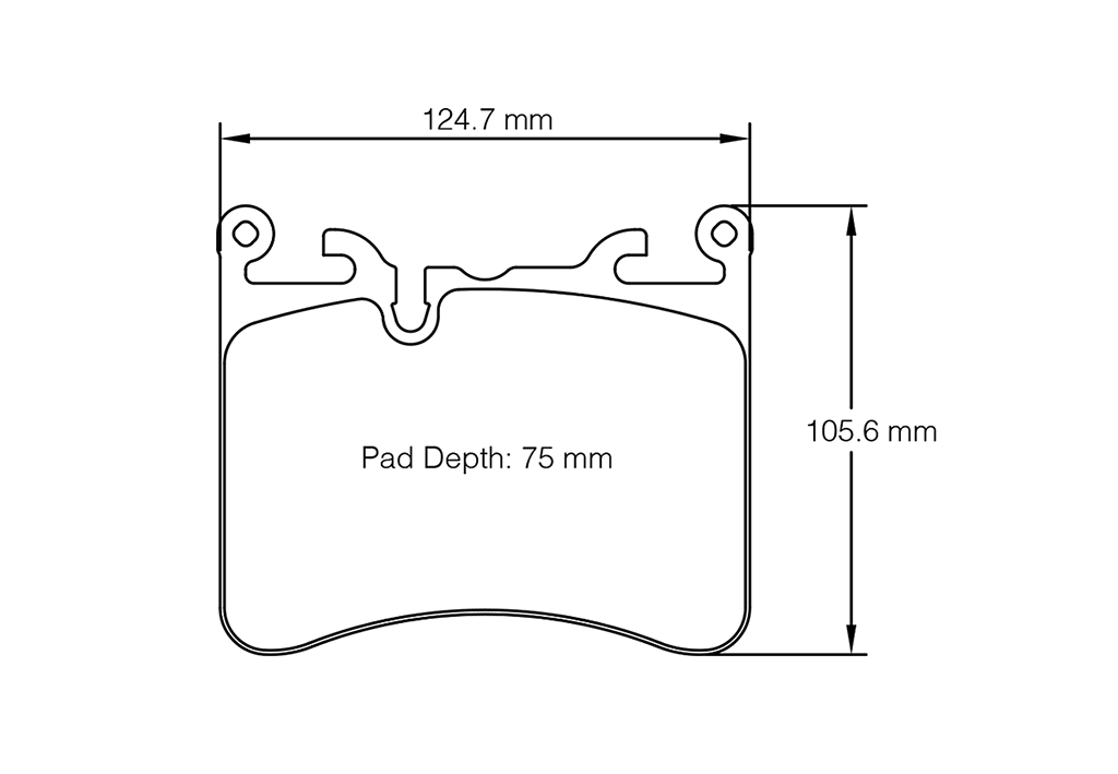 Pagid Racing Brake Pads No. 8270 (Rear) | Ceramic Brakes