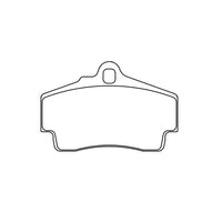 Thumbnail for Pagid 2406 Brake Pad shape image