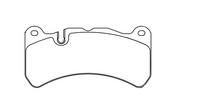 Thumbnail for Technical drawing of a Pagid 8005 brake pad with dimensions labeled