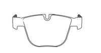 Thumbnail for pagid racing brake pad shape 8021 Image