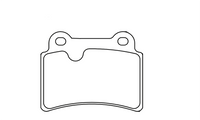 Thumbnail for Technical drawing of a Pagid 8069 brake pad with dimensions labeled