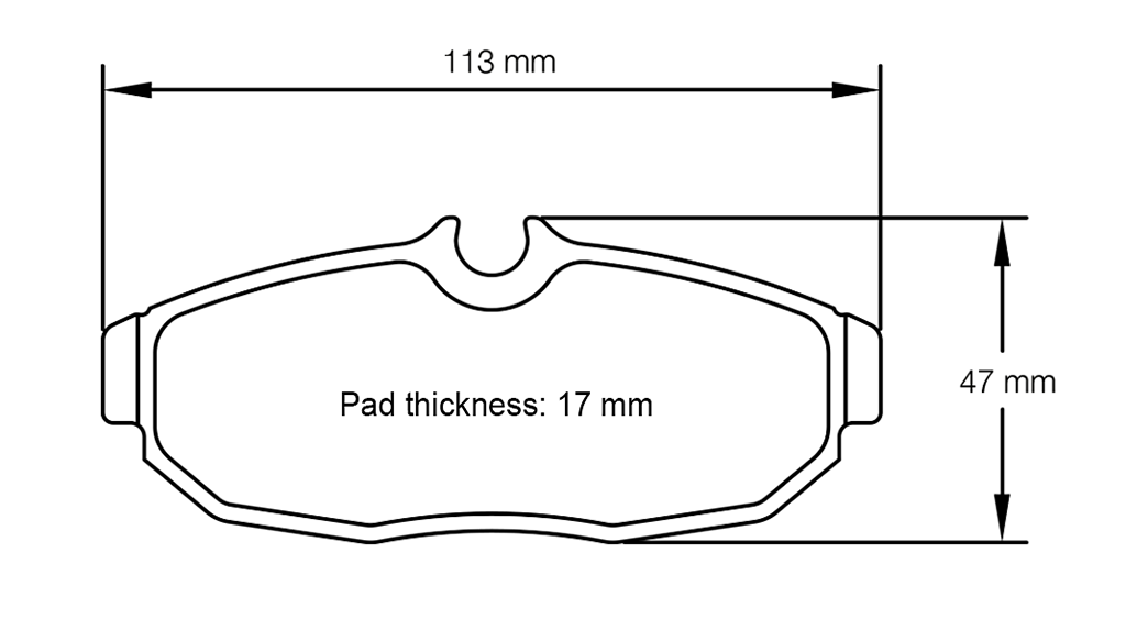 Pagid Racing Brake Pads No. 8113 (Rear)