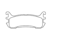 Thumbnail for Technical drawing of a Pagid 8129USA brake pad with dimensions labeled