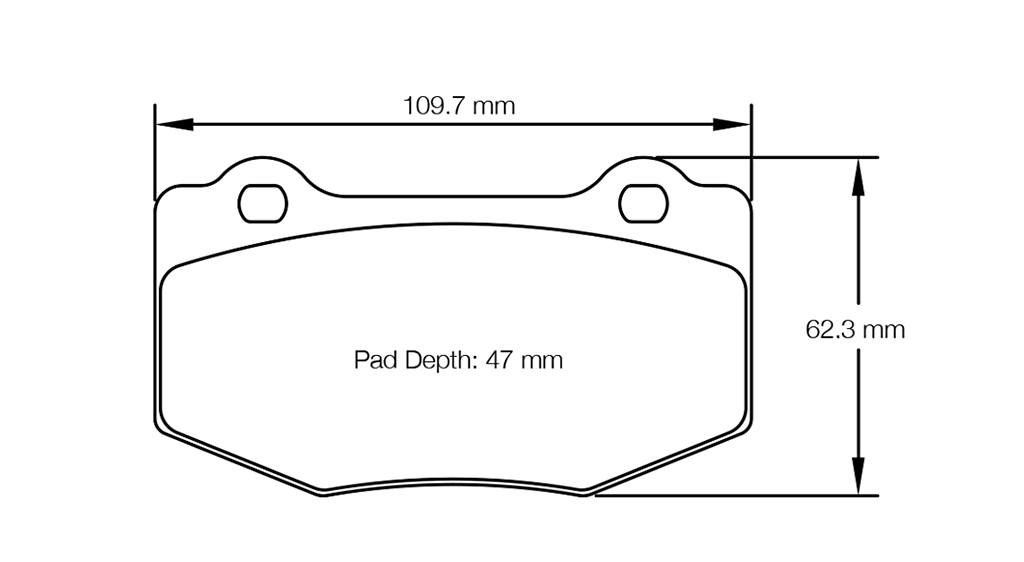 Pagid Racing Brake Pads No. 8208 (Rear)