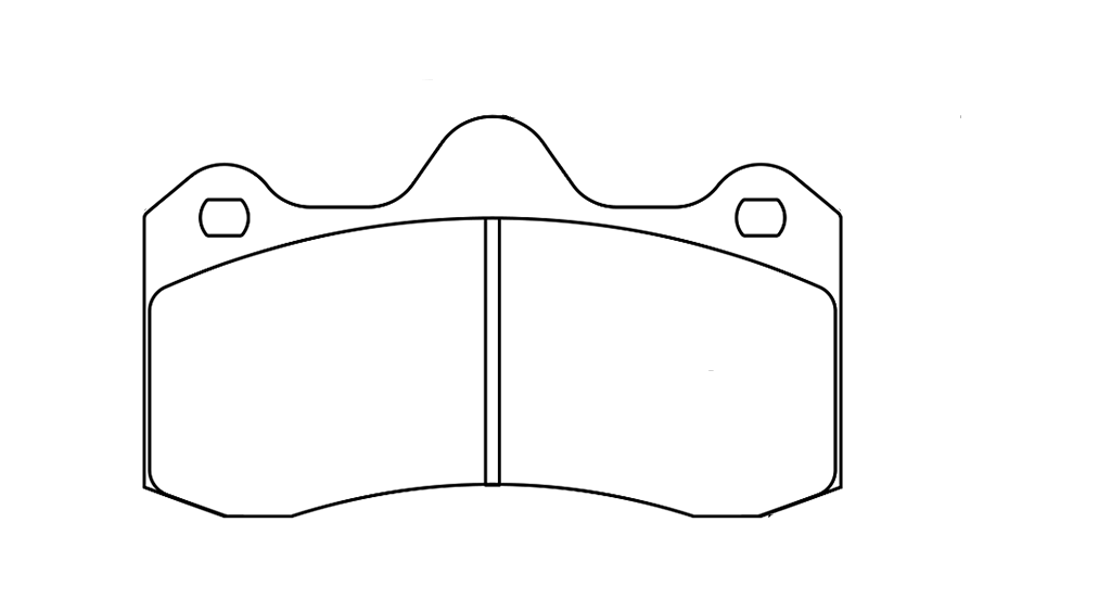 Technical drawing of a Pagid 8214 brake pad with dimensions labeled