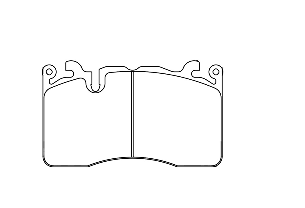 Technical drawing of a Pagid 8269 brake pad with dimensions labeled