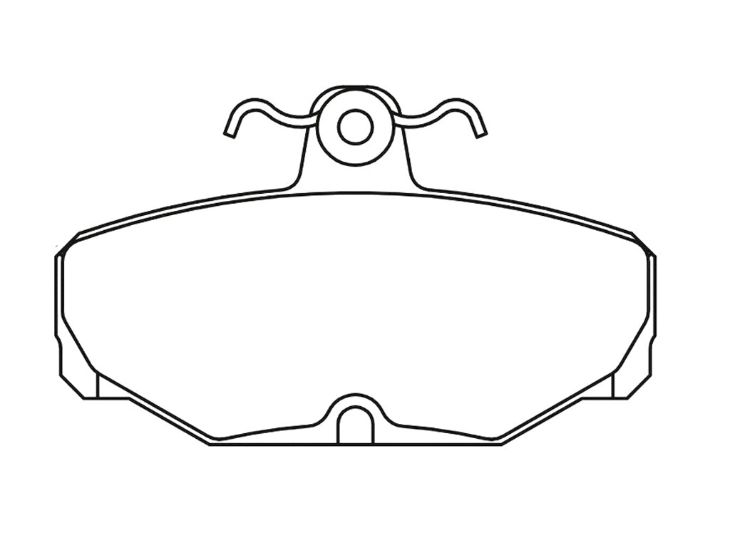 Pagid Racing Brakes shape no. 1163